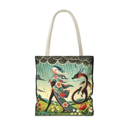 The Dragon Fairy’s Stride Tote Bag – Grace, Strength & Mythic Adventure