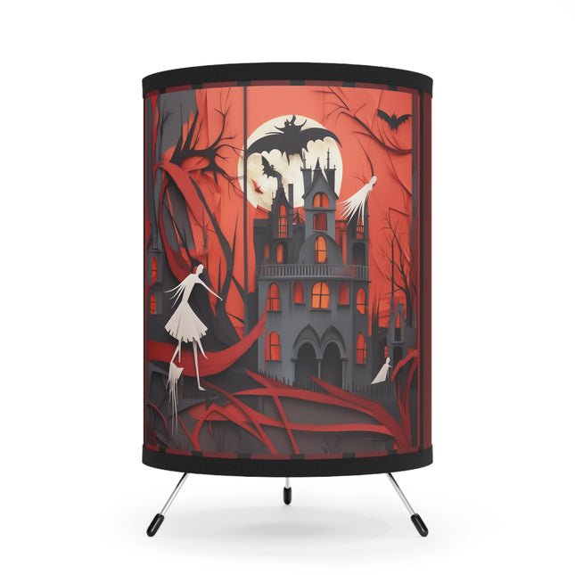 Halloween Night Scene Tripod Lamp