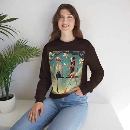 Whispers on the Spring Swing Heavy Blend™ Crewneck Sweatshirt