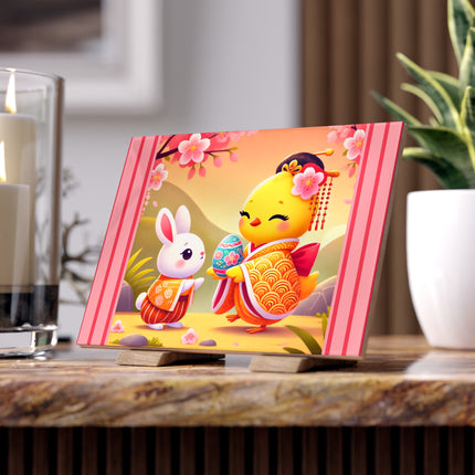 Whimsical Springtime Exchange Ceramic Tile