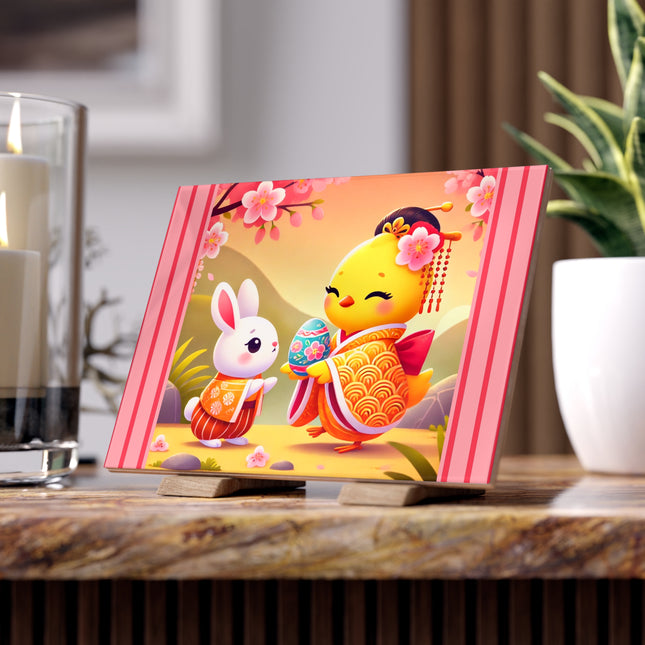 Whimsical Springtime Exchange Ceramic Tile