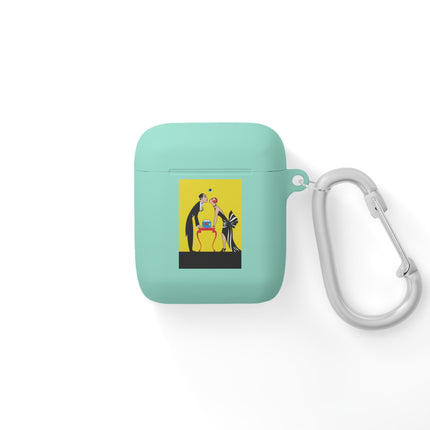 Golden Embrace – 1920s Art Deco AirPods Case