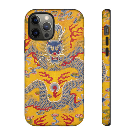 Majestic Dragon Regalia – Imperial 12-Symbol Robe Phone Cases