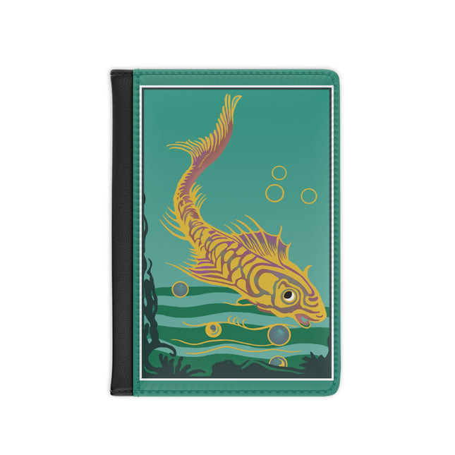 Golden Serenity Passport Cover
