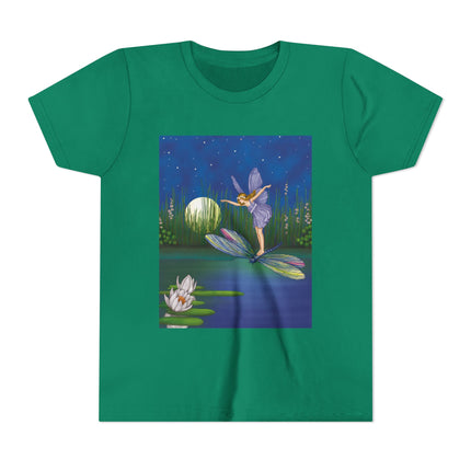 Fairy on a Dragonfly by Ida Rentoul Outhwaite Youth Short Sleeve Tee