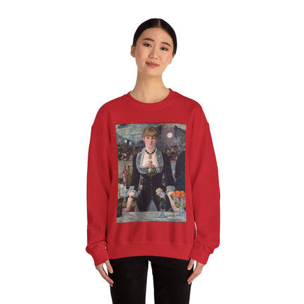 A Bar at the Folies-Bergère by Edouard Manet Heavy Blend™ Crewneck Sweatshirt