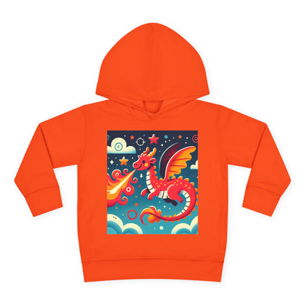 Starry Sky Dragon Toddler Pullover Fleece Hoodie