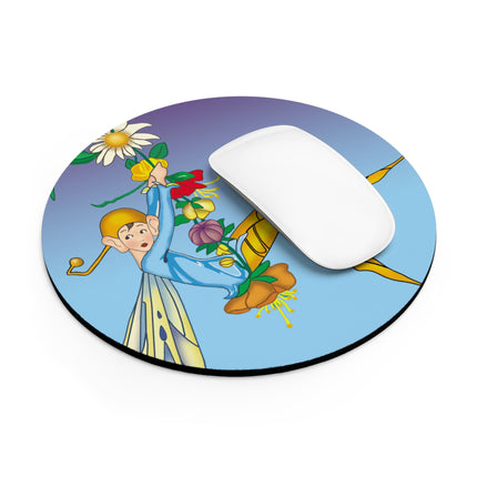 A Fairy's Delight Mouse Pad, Round and Rectangle