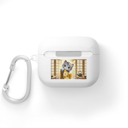 Playful Kitten in the Tea Room AirPods and AirPods Pro Case