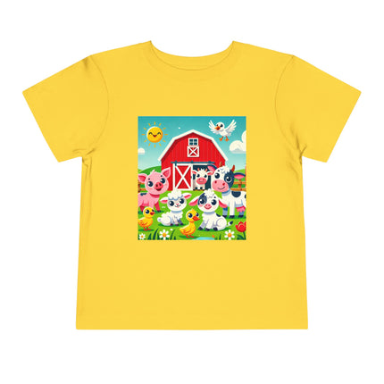 Happy Barnyard Morning Toddler Short Sleeve Tee