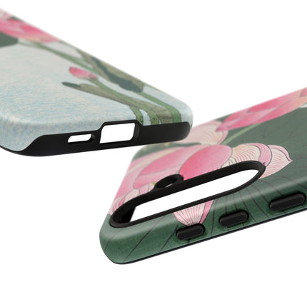 Blooming Lotus Flowers by Ohara Koson Phone Cases