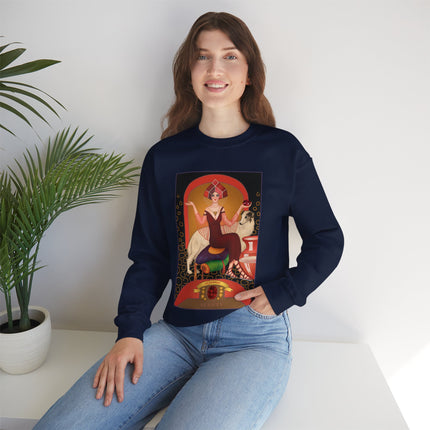 January & Garnet (from the Gem Series) by Sofia Chiostri Heavy Blend™ Crewneck Sweatshirt