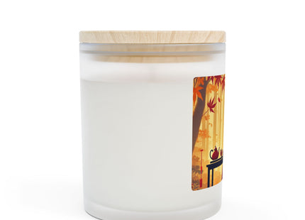 Theatrical Harvest Rabbit Frosted Glass Candle, 11oz