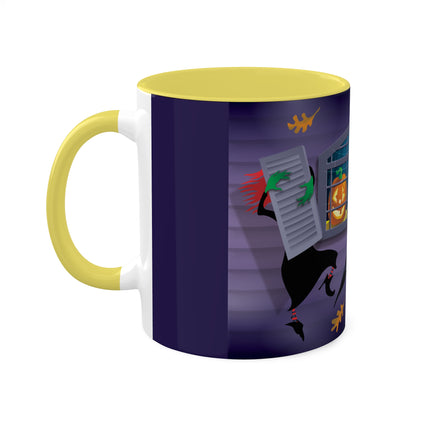 Whimsical Halloween Mischief Colorful Mugs, 11oz