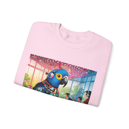 Parrot DJ Unisex Heavy Blend™ Crewneck Sweatshirt