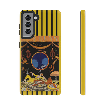Falbalas et fanfreluches La paresse (Laziness) by George Barbier Phone Cases