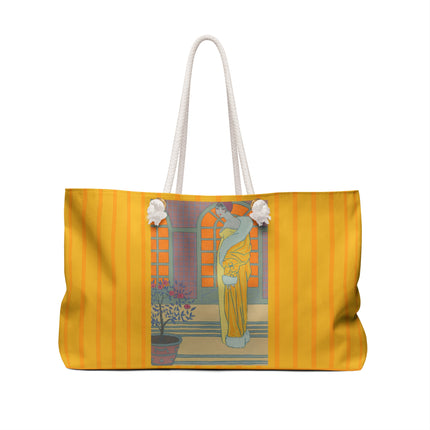 Sur Les Marches Du Jardin by Georges LePape Weekender Bag