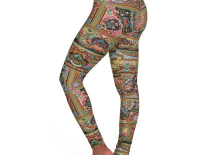 L'Ornement Polychrome by Albert Racine High Waisted Yoga Leggings (AOP)