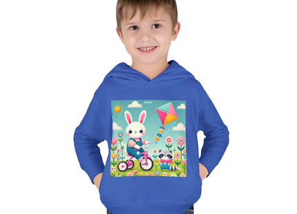 Breezy Meadow Ride Toddler Pullover Fleece Hoodie