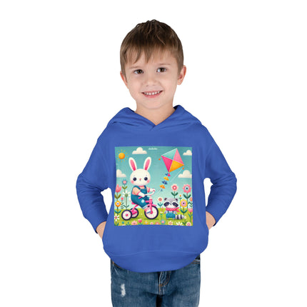 Breezy Meadow Ride Toddler Pullover Fleece Hoodie