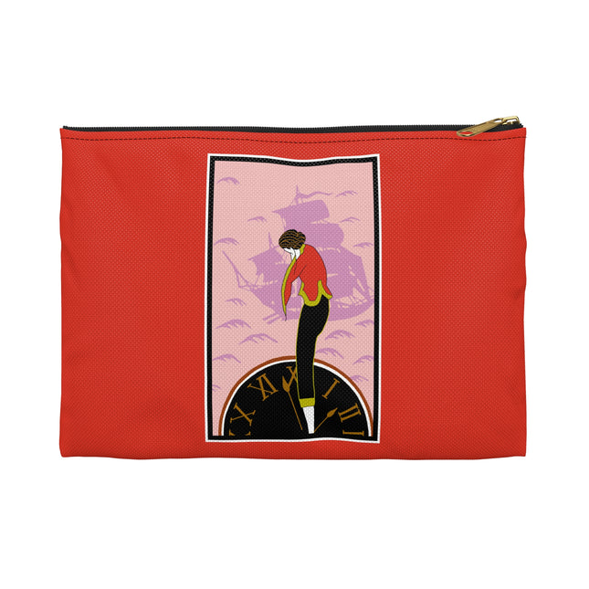 Woman Waiting for Her Beloved at 1:59 Accessory Pouch – Kobayashi Kaichi Taishō Romantic Design