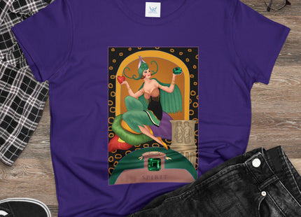 May & Emerald (from the Gem Series) by Sofia Chiostri Women's Midweight Cotton Tee