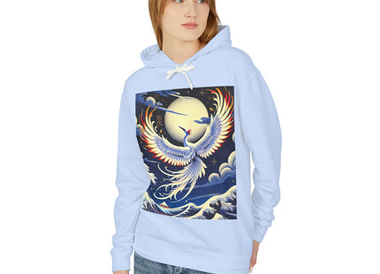 Majestic White Crane Hoodie