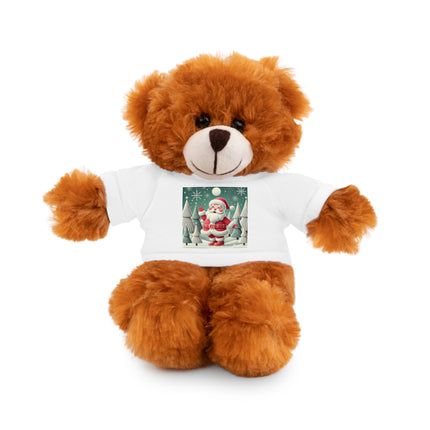 Santa's Joyful Night Stuffed Animals with Tee