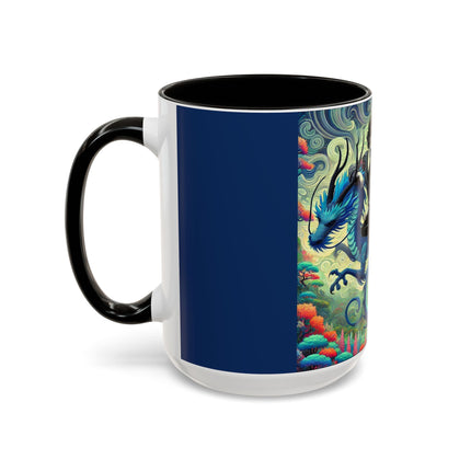 Mystic Guardian of the Sky Light Colorful Mugs (11oz, 15oz)