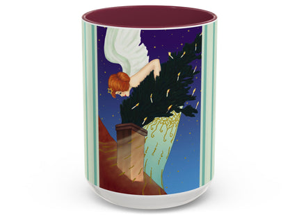 The Christmas Angel Colorful Mugs (11oz, 15oz)