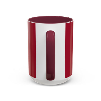 Butterfly Empress of the Crimson Pavilion Colorful Mug (11oz, 15oz) – Art Deco Beauty, Butterfly Elegance & Ornamental Style