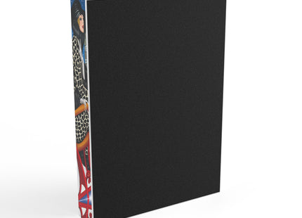 Elegant Winter Woman in Sleigh Acrylic Art Block