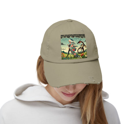 The Dragon Fairy’s Stride Unisex Distressed Cap