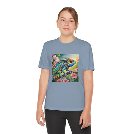 Camouflage Chameleon Youth Competitor Tee