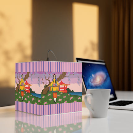 Elegance and Blooms Light Cube Lamp