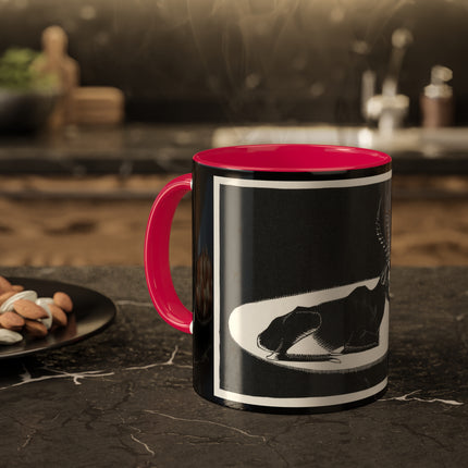 “Goat” (“Blesbok”) by Samuel Jessurun de Mesquita Colorful Mugs, 11oz