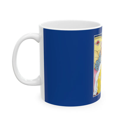 Whispers of Elegance: A Tender Moment in Art Deco Splendor Ceramic Mug 11oz