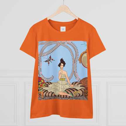 Minuit … ou l’appartement à la mode by George Barbier Women's Midweight Cotton Tee