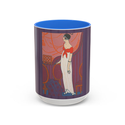 L’Entracte by Georges Lepape Colorful Mugs (11oz, 15oz)