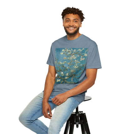 Almond Blossom by Vincent van Gogh Unisex Garment-Dyed T-shirt
