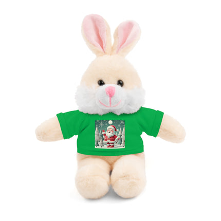 Santa's Joyful Night Stuffed Animals with Tee