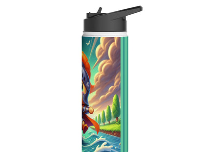 Valiant Duck Stainless Steel Water Bottle, Standard Lid