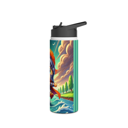 Valiant Duck Stainless Steel Water Bottle, Standard Lid