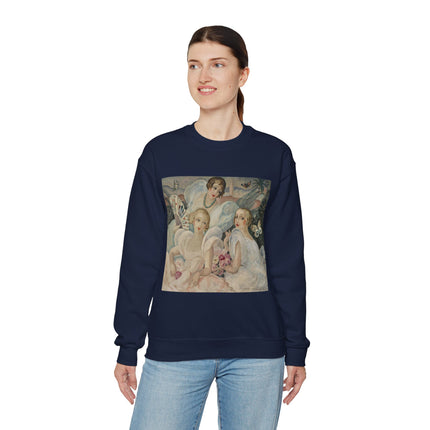 Les Femmes Fatales by Gerda Wegener Heavy Blend™ Crewneck Sweatshirt