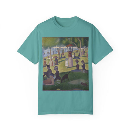 A Sunday on La Grande Jatte by Georges Seurat Unisex Garment-Dyed T-shirt