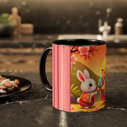 Whimsical Springtime Exchange Colorful Mugs (11oz, 15oz)
