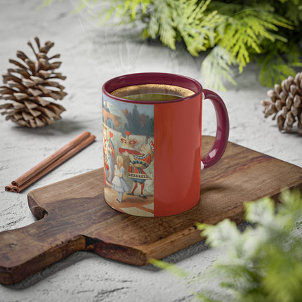 Off with her head! Off with— by Sir John Tenniel Colorful Mugs, 11oz