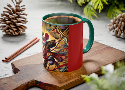Theatrical Mouse on a Mission Colorful Mugs (11oz, 15oz)