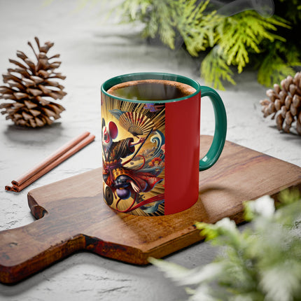 Theatrical Mouse on a Mission Colorful Mugs (11oz, 15oz)