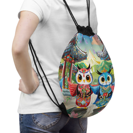 Twirling Talons Drawstring Bag